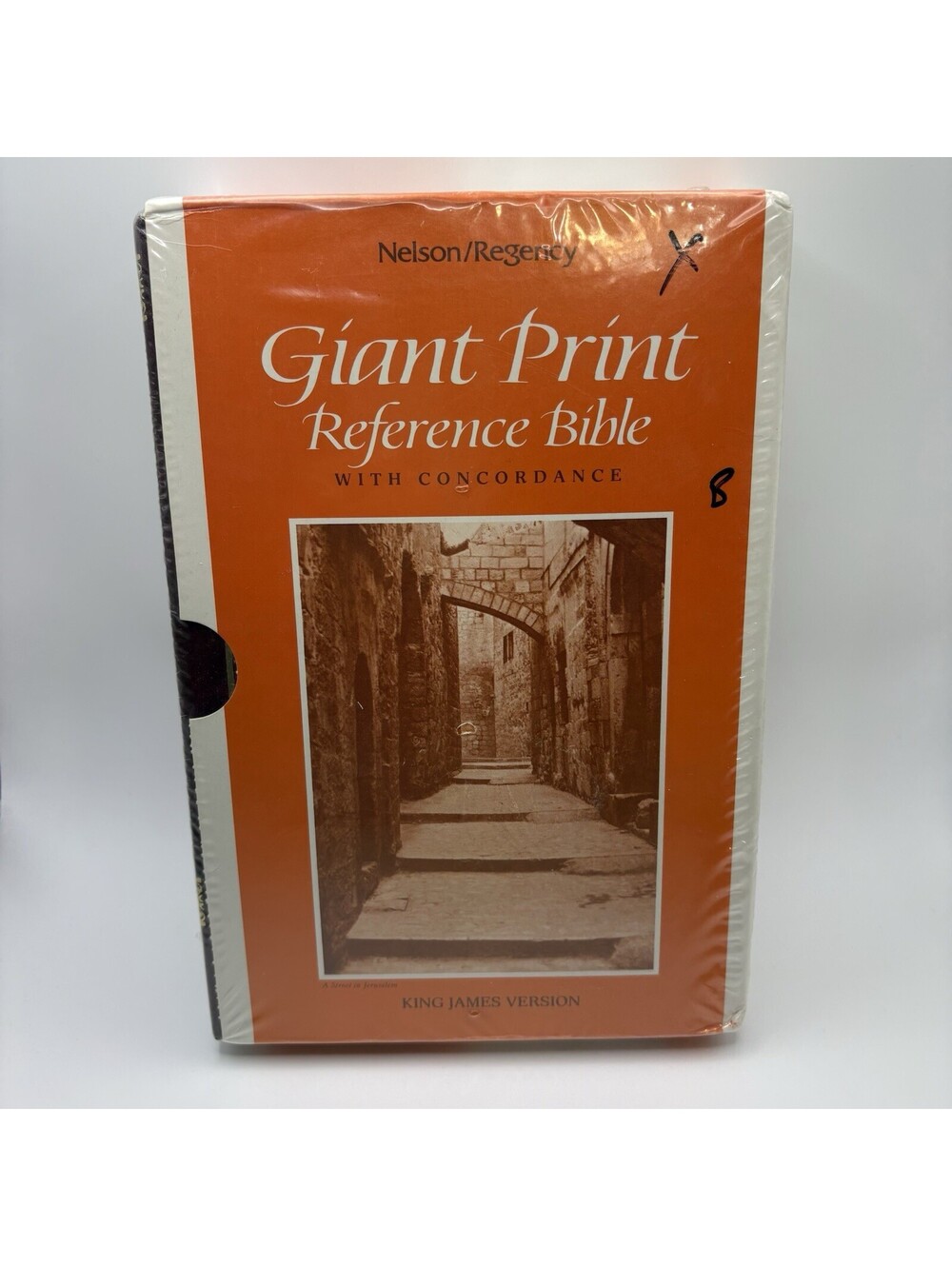 Bible Giant Print Reference With Concordance King James Vintage Burgundy NEW